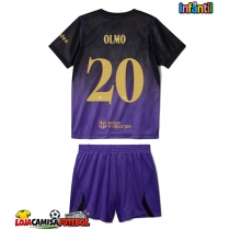 Camisa de Futebol Barcelona Dani Olmo #20 Equipamento Secundário Infantil 2026-27 Manga Curta (+ Calças curtas)